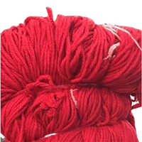 Red Woolen Knitting Yarn