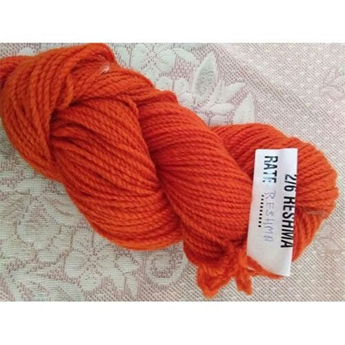 Orange Knitting Woolen Yarn