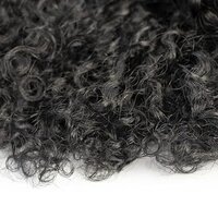 Long Curly Flat Tip Human Hair Extension Pre Bonded Peruvian Remy Hair  (20inch )