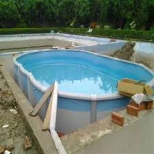 Swimming Pool - Frp Material, Variable Dimensions, Sky Blue Color | Aesthetics, Fitness, Recreation, Relaxation, Onsite Installation