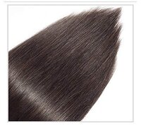 100% Original Real Human 7 pcs 100 Grams, 20 Inches (Dark Brown) For Women & Girls Hair Extension