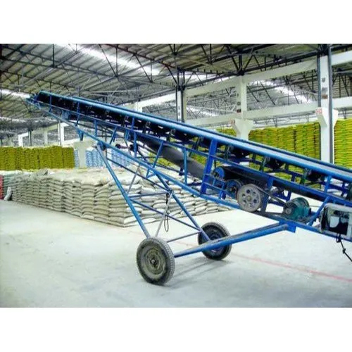 Portable Belt Conveyor - Color: Blue