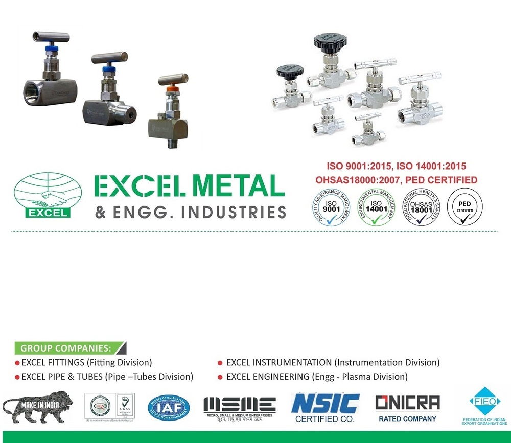 Double Compression Needle Valve - Application: Instrumentation