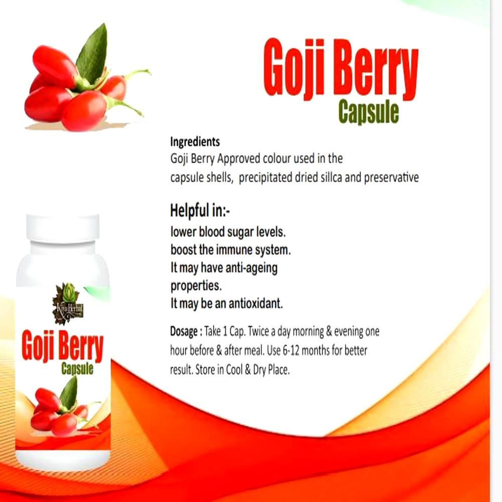 Goji Extract Capsules Bulk 120 Capsule - Age Group: For Adults