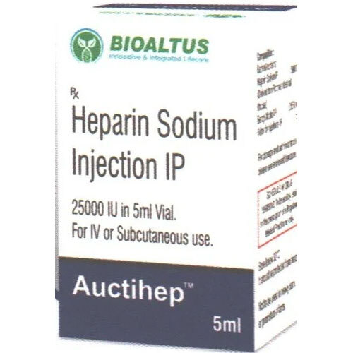 Heparin Sodium Injection - Recommended For: Patients At Risk Of Blood Clots Including During Surgeries And In Conditions Like Dvt And Pe