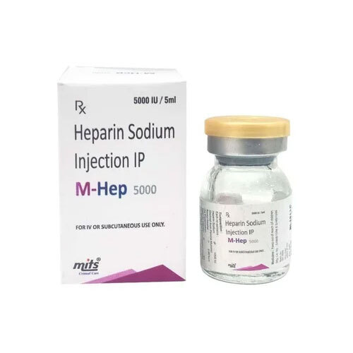 Heparin Sodium Injection - Recommended For: Patients At Risk Of Blood Clots Including During Surgeries And In Conditions Like Dvt And Pe