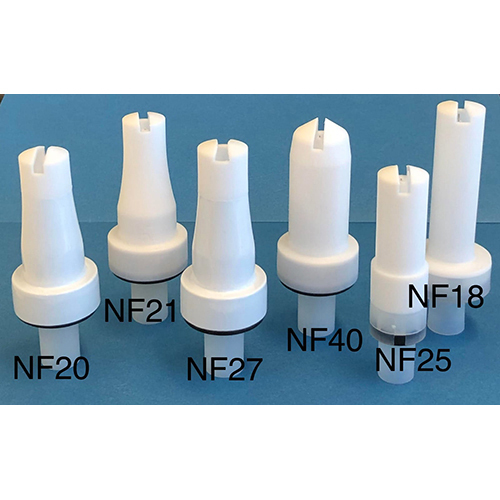 PTFE फ्लैट जेट नोजल सेट