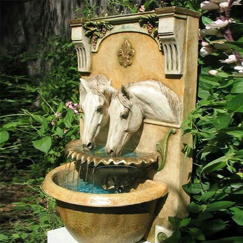 Garden Wall Fountain - Lighting: Led Lamp