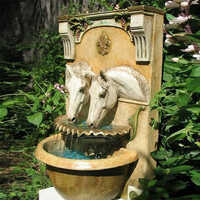 Garden Wall Fountain - Lighting: Led Lamp