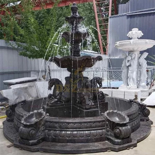 Black Marble Fountain
