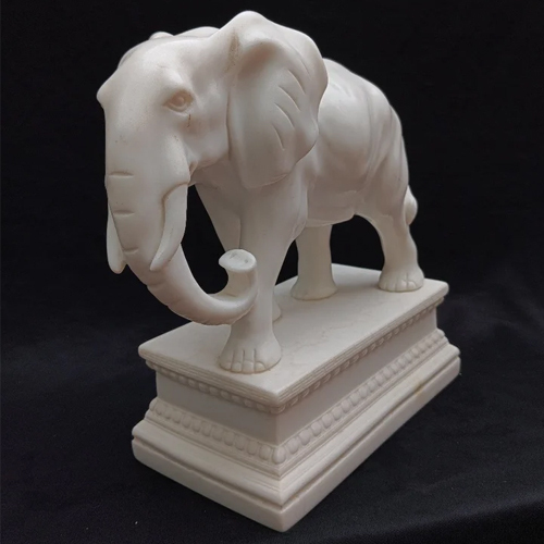Marble Elephant Statue