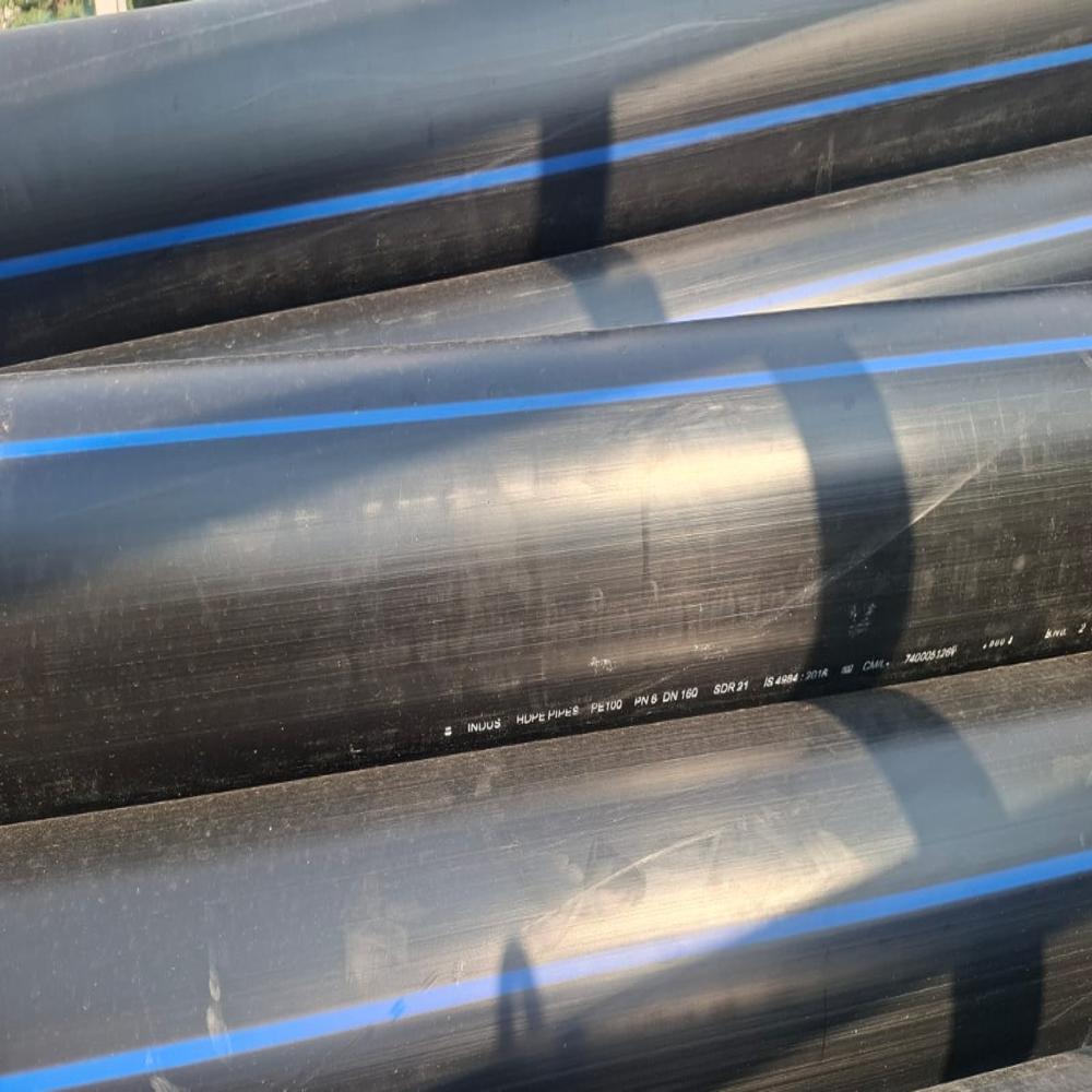 Hdpe Pipe Pe100 Pn6 Dn160Mm - Color: Black