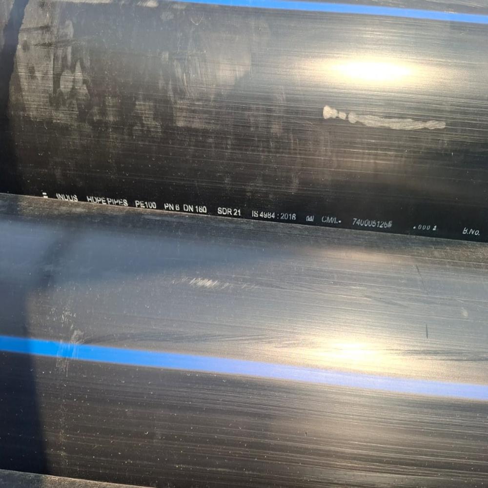 HDPE PIPE PE100 PN6 DN160mm