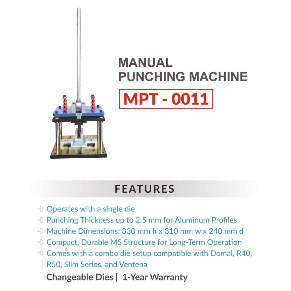 Manual Aluminium Punching Machine - Automatic Grade: Semi-automatic