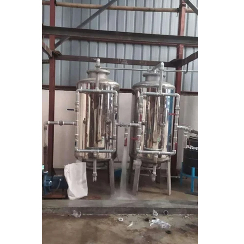 100 LPH SS Water Softener Plant