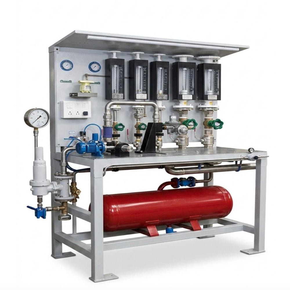 Leak Bench For Regulator - Color: Silver