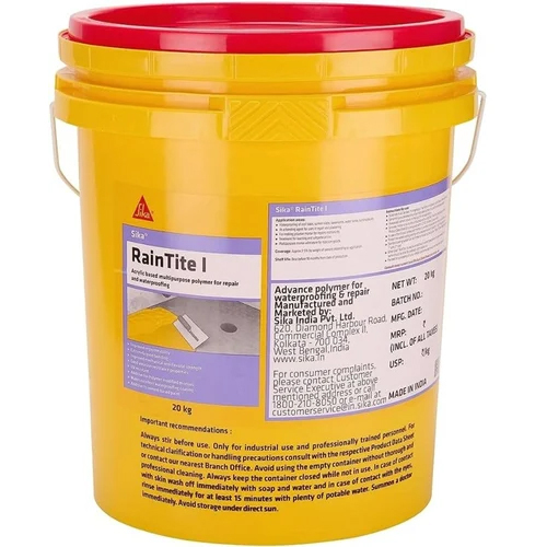 Sika Raintite Acrylic Waterproofing Chemical - Grade: Industrial