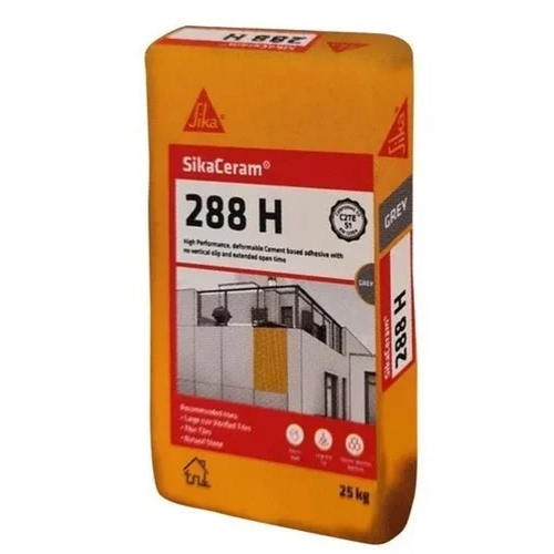 Sika Ceram 288 H Cement Bases Tile Adhesive - Application: Metal