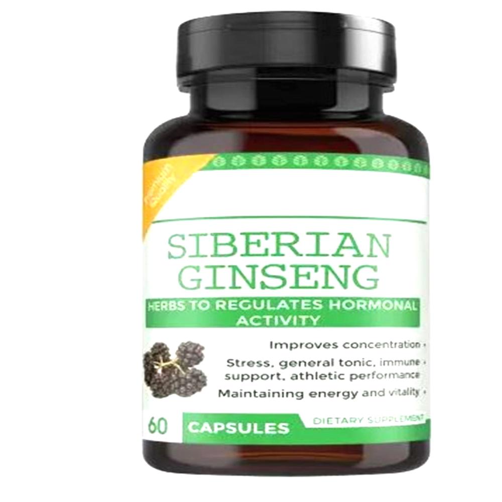Bulk Siberian Ginseng extract capsules 120 capsule