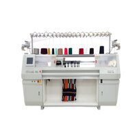 Computerizrd Triple Sys Flat Knitting Machine - Color: White
