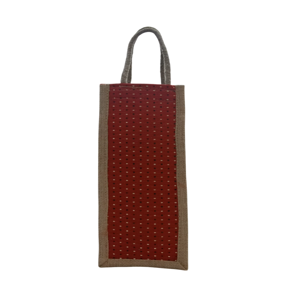 Bottle Jute Bag - Color: Brown