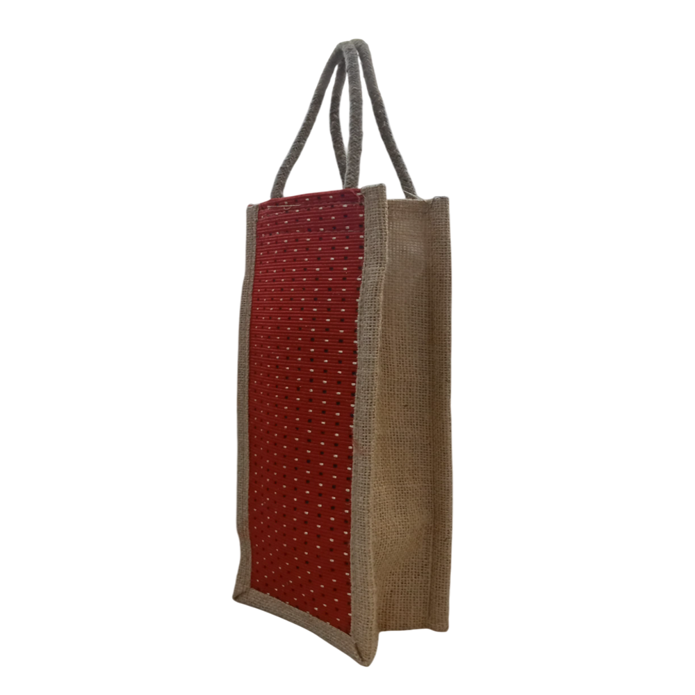 Bottle Jute Bag - Color: Brown
