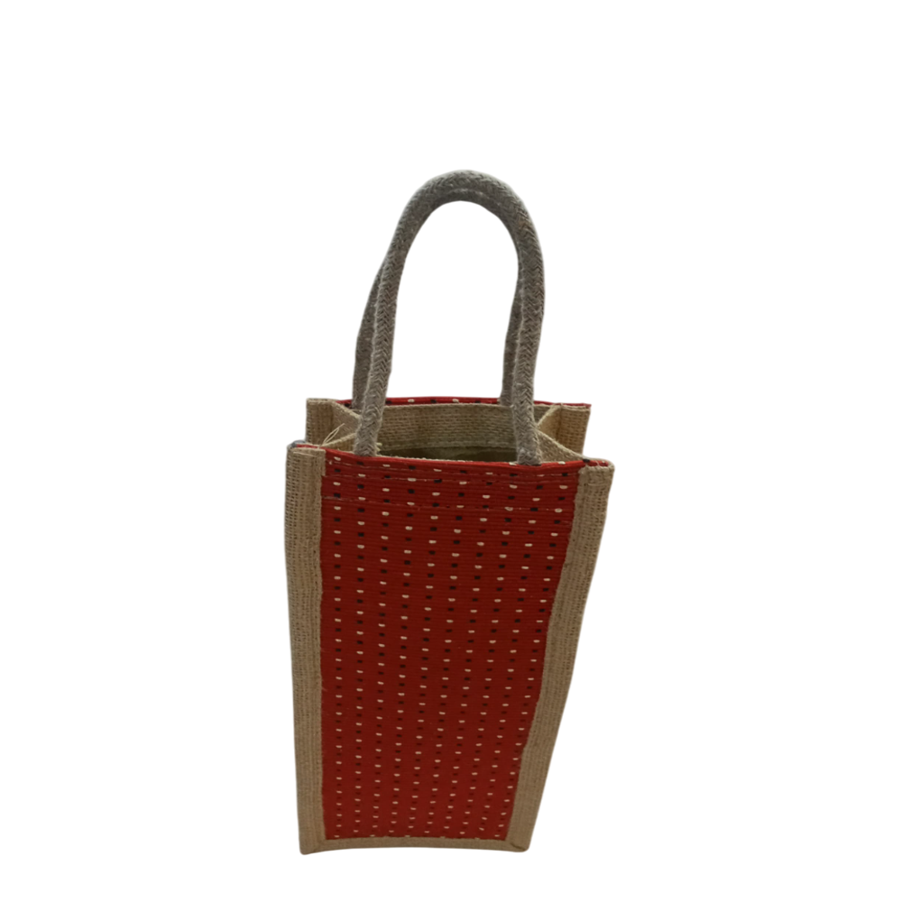 Bottle Jute Bag - Color: Brown