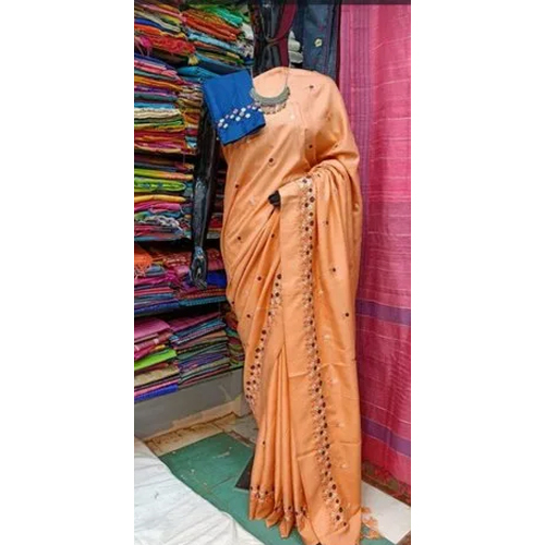 Ladies Designer Tussar Silk Saree