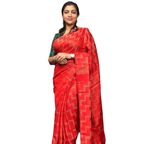 Ladies Kantha Stitch Sarees - Color: Multicolor