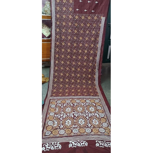 Ladies Kantha Stitch Sarees - Color: Multicolor