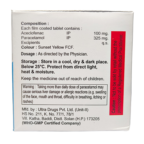 Axcin Tablets - Drug Type: General Medicines
