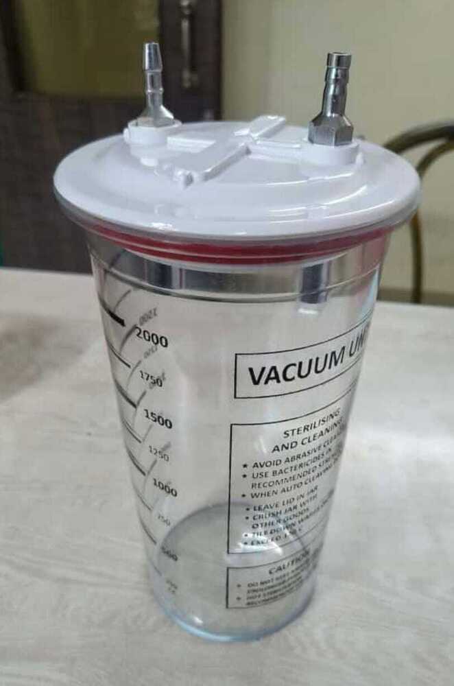 2000ml Vacuum Jar - Application: Hospital