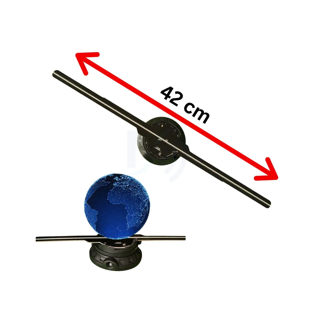 3d Hologram Display Fan 42 Cm