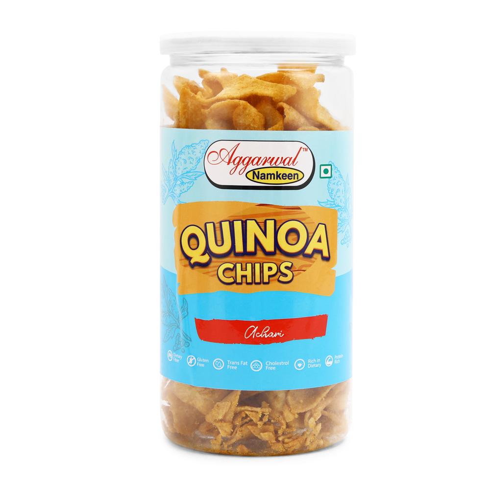 Quinoa Achari Chips - Feature: Healthy Snacks
