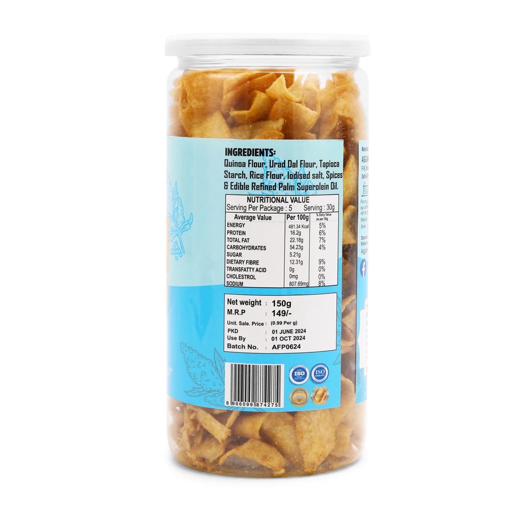 Quinoa Achari Chips - Feature: Healthy Snacks