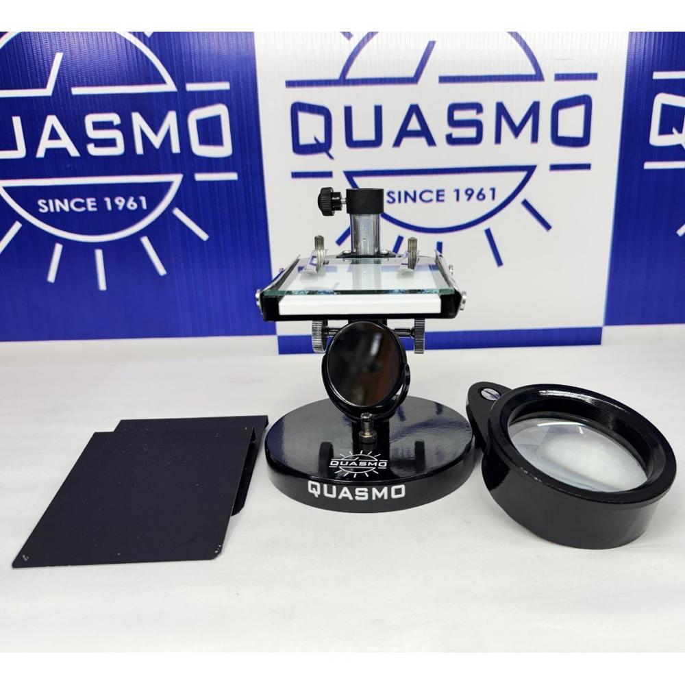 Pz-3 Bull Lens Dissecting Microscope - Heavy Round Base, Joint Revolving Arm, 10x & 20x Eyepieces, 83mm Bull's Eye Lens, Plano-concave Mirror, Detachable Hand Rests