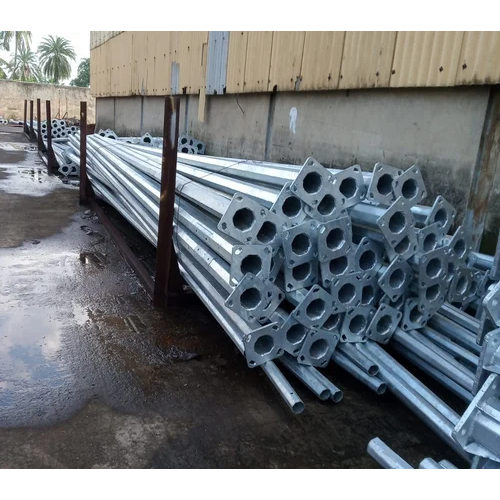 9 Mtr GI Octagonal Pole