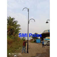 Decorative Garden Lights Poles - Color: Black