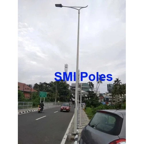 Highway Swaged Tubular Poles - Color: Cool White