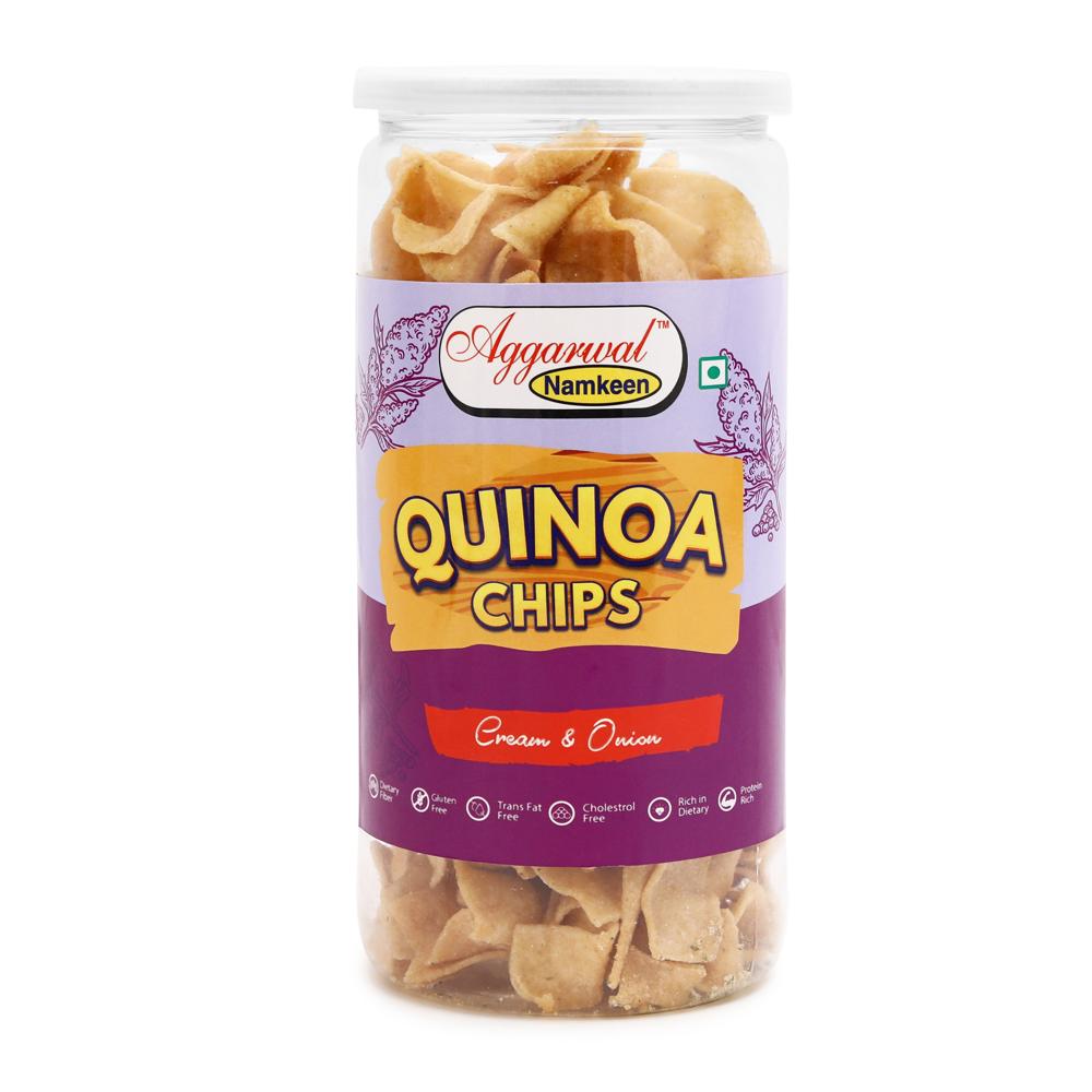 Quinoa Cream Onion Chips