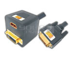DVI (24+1) Pin Male to HDMI 19 Pin Female 1.3C OR DVI Female (24+1) Cord