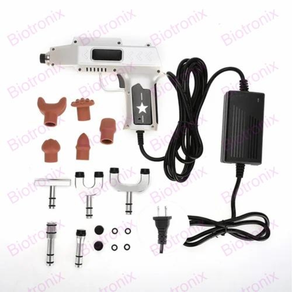 750N Chiropractic Adjusting Tool Instrument Electric Spine Chiropractor Electric Impulse Gun Actuator Massager Professional Massage Equipment for Men Women Adjust Vertebration and Thoracic Scoliosis
