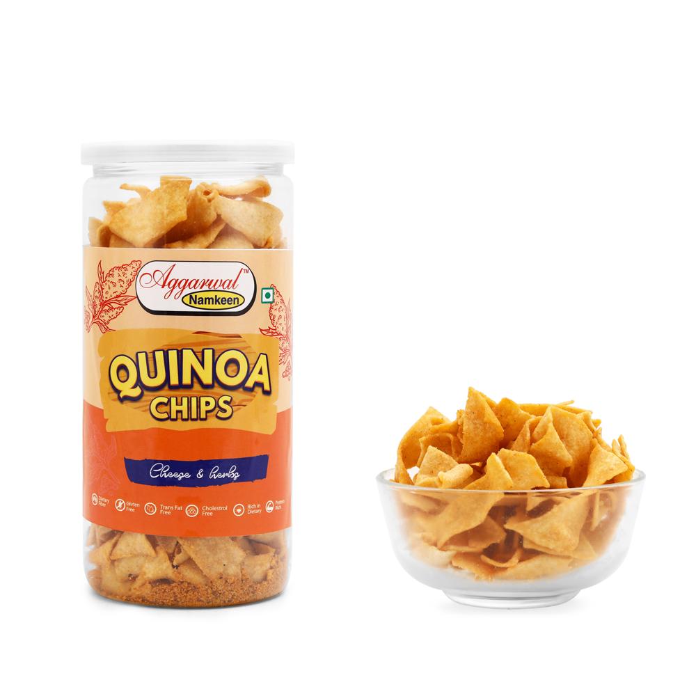 Quinoa Cheese Herbs Chips - Feature: Healthy Snacks