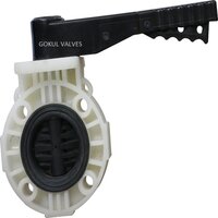 Flange End Polypropylene Diaphragm Valve 1/2
