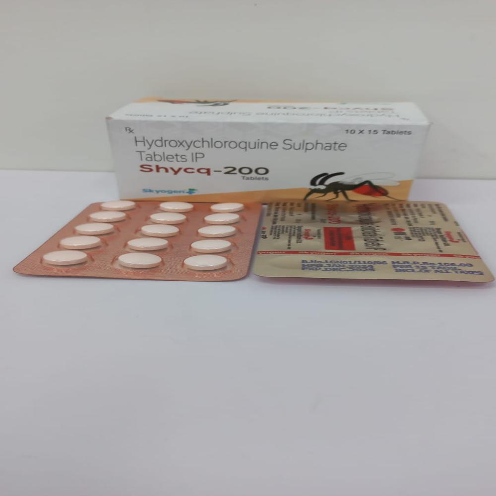 HYDROXYCHLOROQUINE SULPHATE 200 MG TABLET