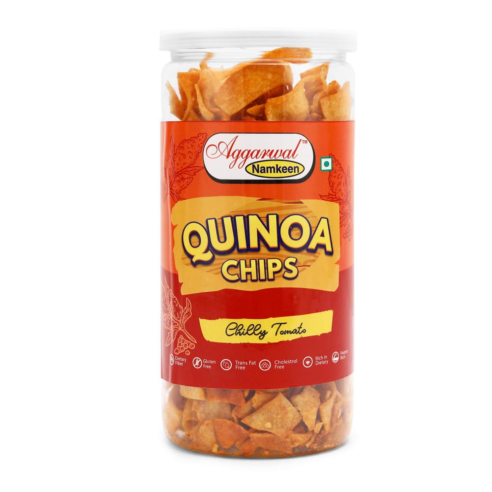 Quinoa Chilly Tomato Chips - Feature: Healthy Snacks
