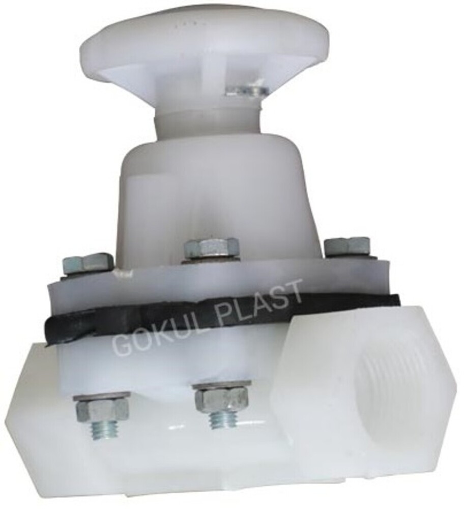 Flange End Polypropylene Diaphragm Valve 1.5" - Application: Industrial And Water Application