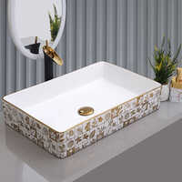 24X14X4 Golden Table Top Basin