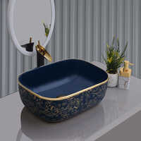 18X13X5 Golden Table Top Basin