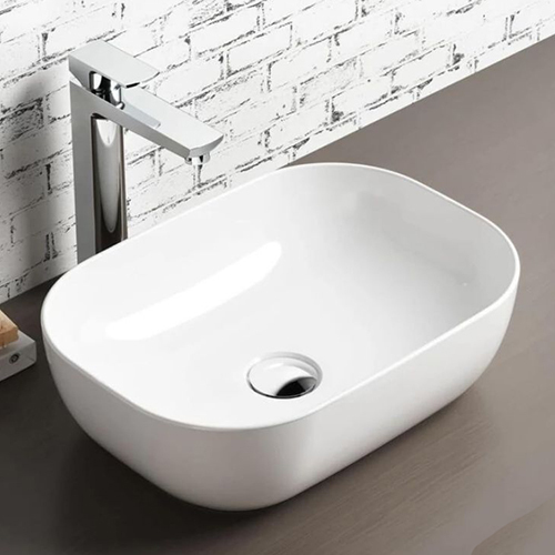 18X13X5 White Table Top Wash Basin